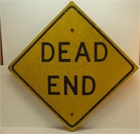 DEAD END Sign Wooden