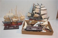Balsam and Paper Ship Models
