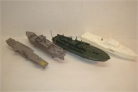 Four Medium Sized Navy Ships - PT 109, White, 2 Gr