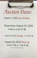 Auction dates