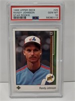 1989 Upper Deck Randy Johnson Rookie PSA 10 Card