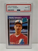 1989 Donruss Randy Johnson PSA 10 Card