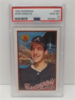 1989 Bowman John Smoltz PSA 10 Card