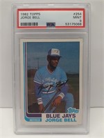 1982 Topps Jorge Bell PSA 9 Card