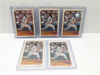 1989 Topps Nolan Ryan - 5 Cards