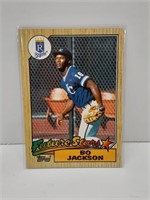 1987 Topps Bo Jackson Future Stars Card