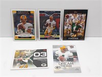 Brett Favre Cards (5)