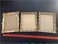3 Vintage Picture Frames