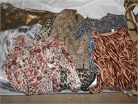 Leopard print lot of clothing