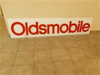 Oldsmobile Plastic Advertising Sign-  117 x 26