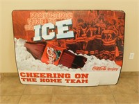 Coca Cola Plastic Advertising Sign - 62 x 46
