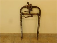 Antique Metal Frame Of Scale- 40" high