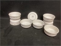 Eight 4 3/4” U.S Air Cereal Bowls