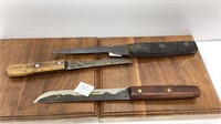 (3) Butching Knives 12” or 10”