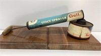 Vintage  Gulf Spray Metal Bug Sprayer