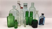 14 Antique bottle collection: Vantines,