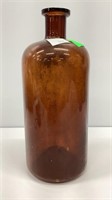 Large brown glass bottle marked PD & CO 626, 12