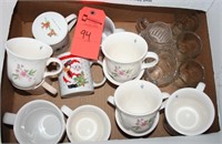Assortment of cups