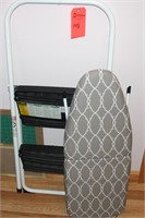 Ironing board and step stool