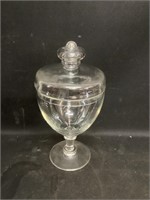 12” Tall Crystal Candy Dish
