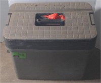 Storage Chest with contents. Measures