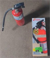 Kidde 3-A 40-B C Fire Extinguisher and a first
