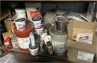 Contents Of Shelf Including Gear And Motor Oil,