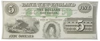 Connecticut. Goodspeed's Landing. $5 Note