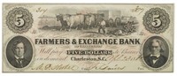 South Carolina. Charleston. 1861 $5