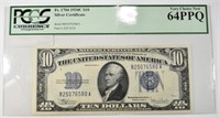 1934-C $10 SILVER CERTIFICATE PCGS 64 PPQ