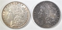 1890 & 1896 AU MORGAN DOLLARS