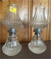 2 OIL LAMPS