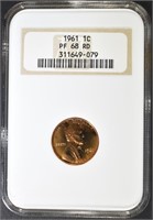 1961 LINCOLN CENT  NGC PF-68 RD
