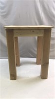 Wood Block Table