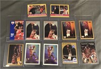 Authentic Michael Jordan Basketball Card Lot