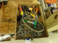 hand tools, putty knives, hooks