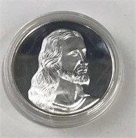 Jesus Coin Silver Toned