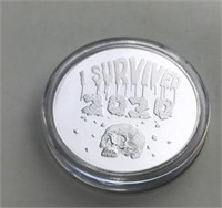I Survived 2020 Coin Silver Toned