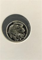 1 Gram Of .999 Fine Silver Round Buffalo