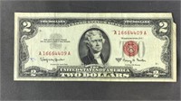 1963 A $2 Bill Red Seal