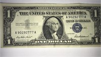 Series 1957 $1 Bill Blue Seal