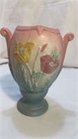 Vintage 1940’s Hull Pottery Pink Vases, Floral,