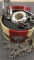 Kansas City Railroad Pocket Watch In Tin