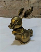 Vintage Animated Features, Solid Brass Bunny, 5"