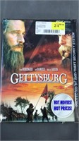 Sealed Gettysburg Dvd Movie