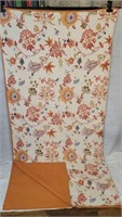 Quilt with Burnt Orange Backing- 84"x 82" Good
