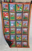 Very Nice Handmade Childs Quilt- Block Pattern