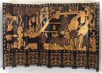 Chinese 8-Panel Double Sided Floor Screen