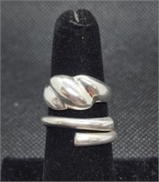 2 Tested Sterling Silver Rings. First one Size 7,