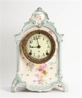 Ansonia Royal Bonn China-Case Shelf Clock